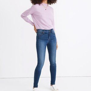 Madewell 10" High Rise Skinny Jeans in Bradshaw Wash Women Size 24
